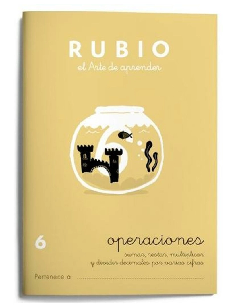 imagem de Caderno quadriculado Rubio Nº 6 A5 Espanhol 20 Folhas (10 Unidades)2