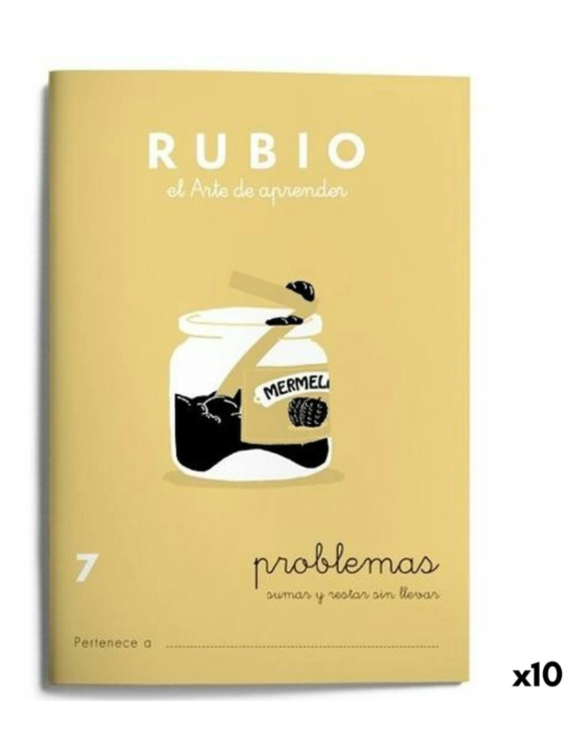 imagem de Caderno quadriculado Rubio Nº 7 A5 Espanhol 20 Folhas (10 Unidades)1