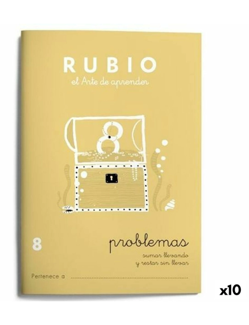 imagem de Caderno quadriculado Rubio Nº 8 A5 Espanhol 20 Folhas (10 Unidades)1