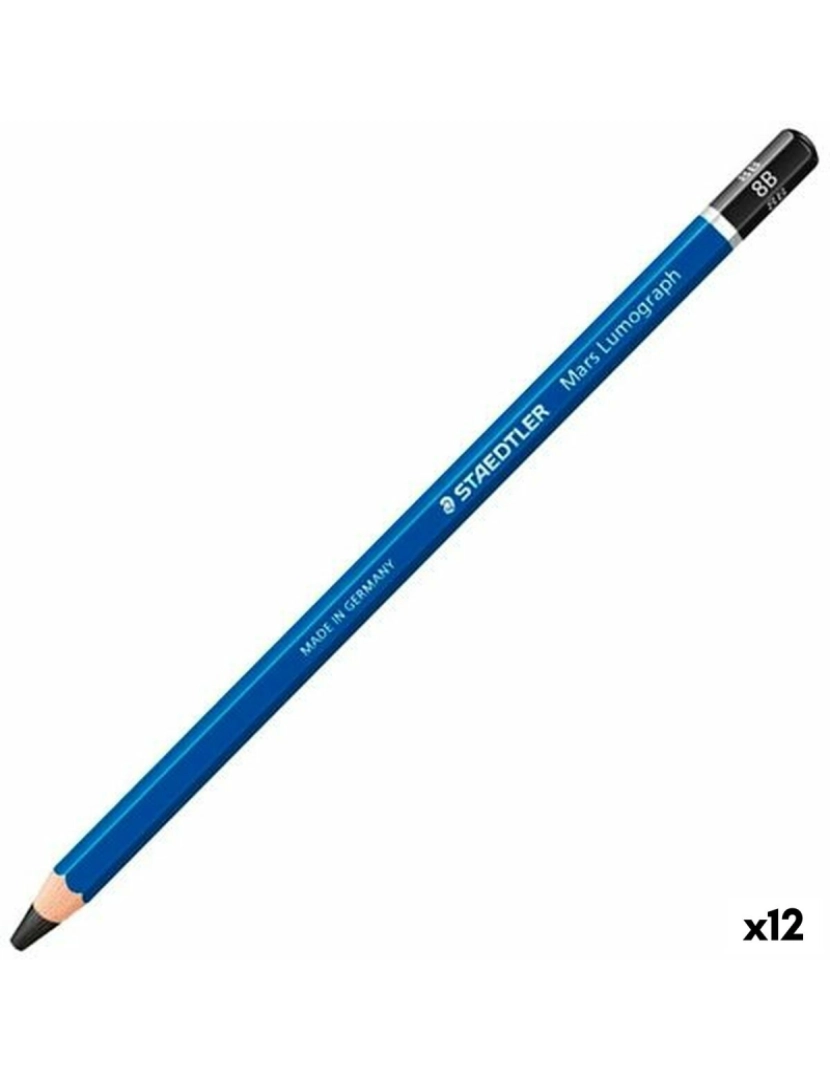 Staedtler - Lápis Staedtler Mars Lumograph 8B (12 Unidades)