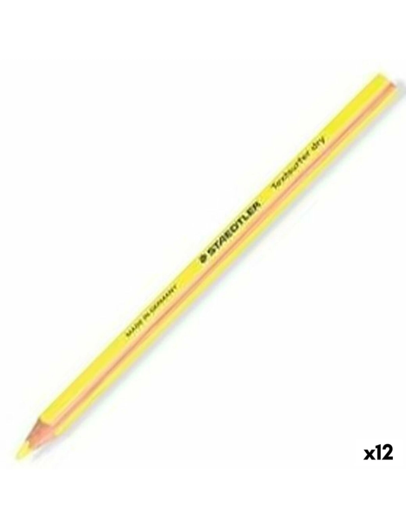 Staedtler - Marcador Fluorescente Staedtler Lápis Amarelo (12 Unidades)