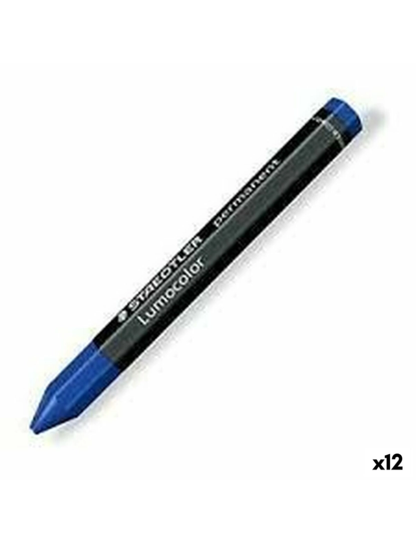 Staedtler - Cera Staedtler Lumocolor 236-3 Azul (12 Unidades)