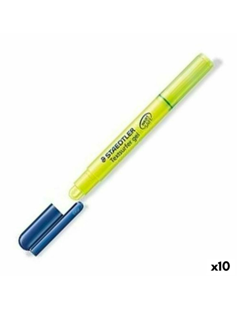 Staedtler - Marcador Fluorescente Staedtler Textsurfer Gel Amarelo 10 Peças (10 Unidades)