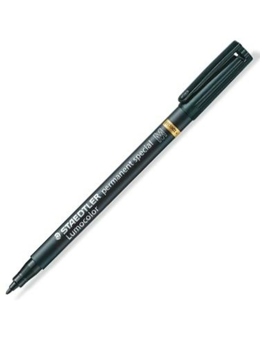 Staedtler - Rotulador permanente Staedtler 319 Preto 10 Peças (10 Unidades)