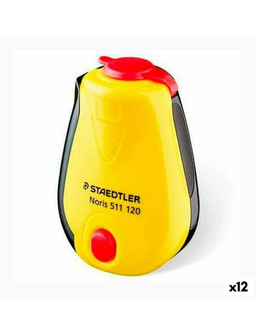 Staedtler - Afia-lápis Staedtler Amarelo Preto Plástico (12 Unidades)