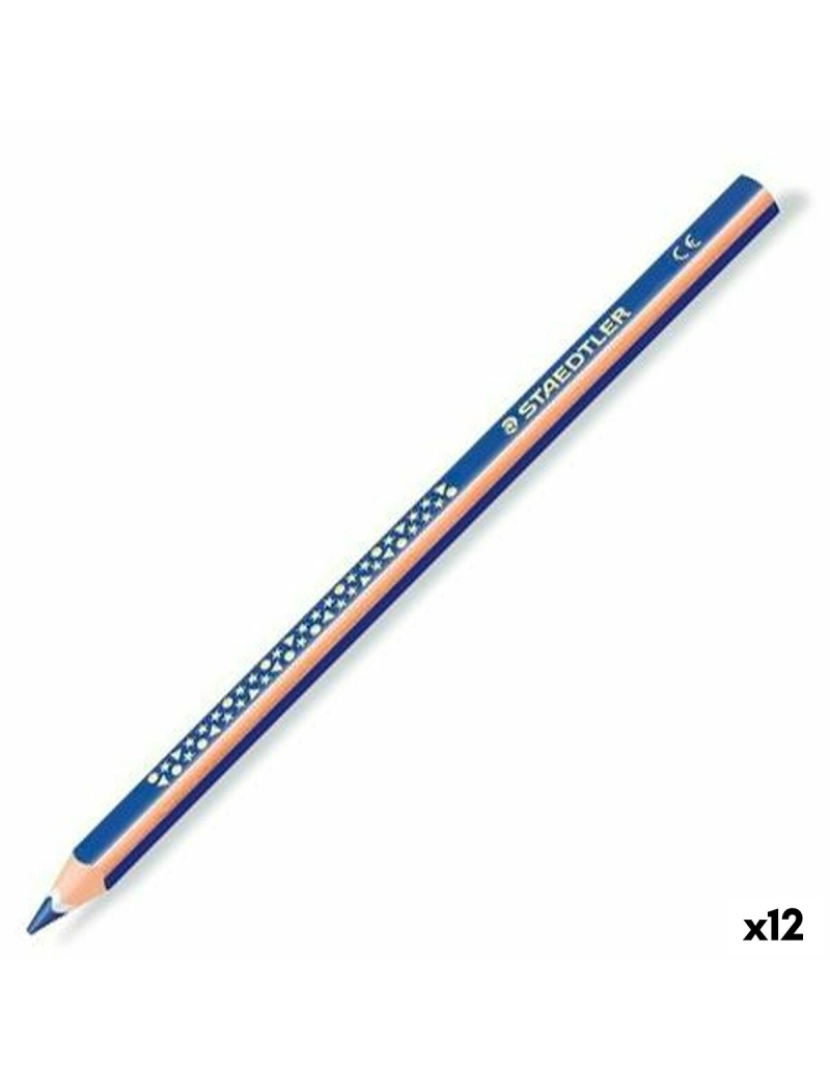 Staedtler - Lápis Staedtler Jumbo Noris Azul (12 Unidades)