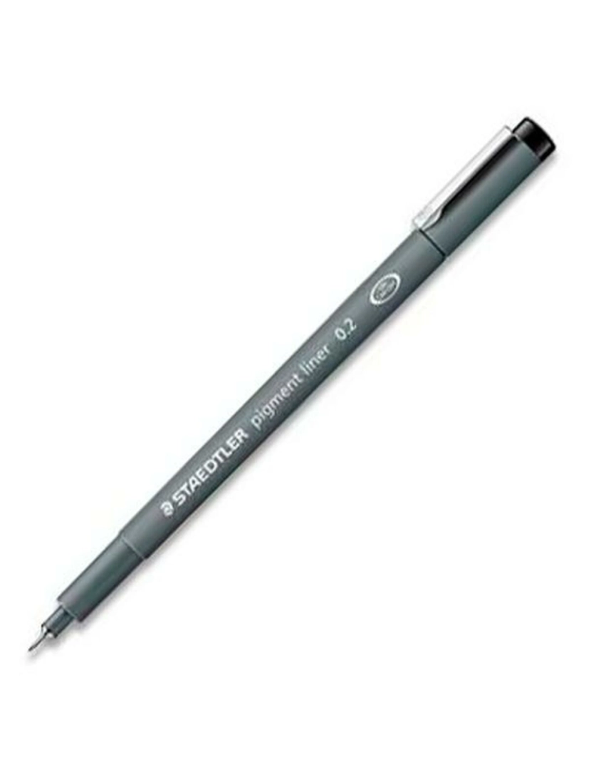 imagem de Rotuladores Staedtler Pigment Line Preto (10 Unidades)2