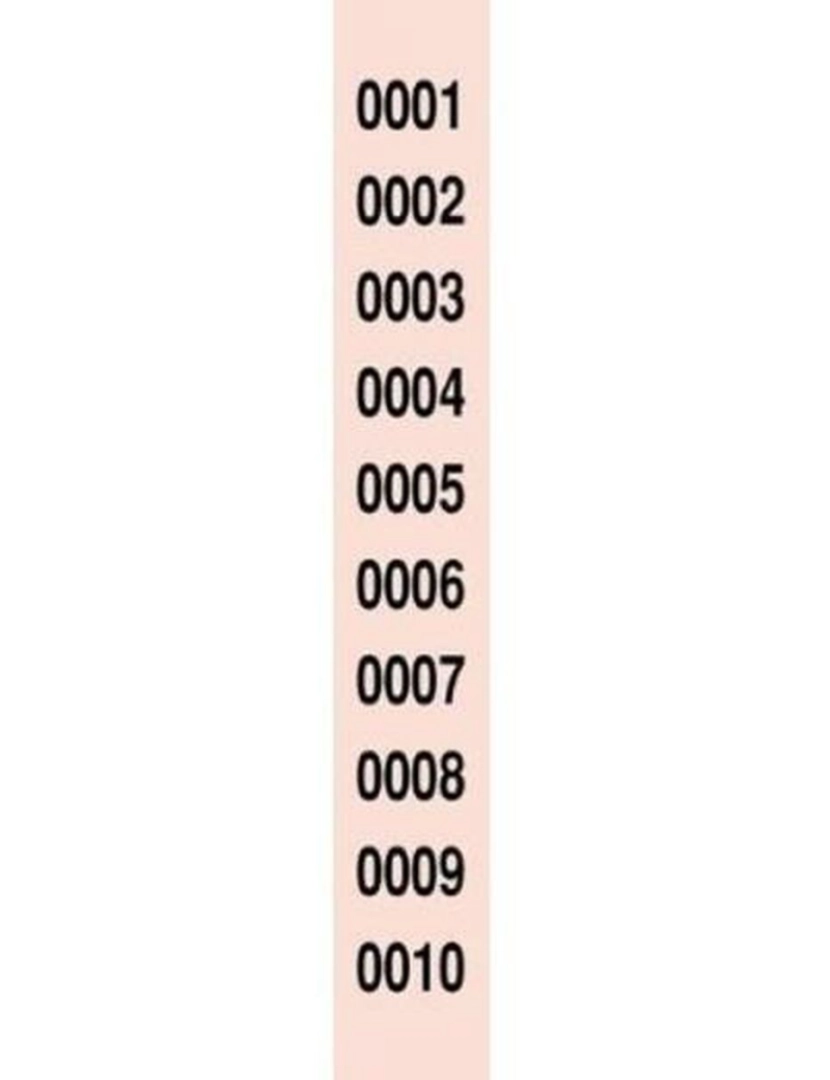 imagem de Tiras de Números para Rifa 1-5000 (10 Unidades)2