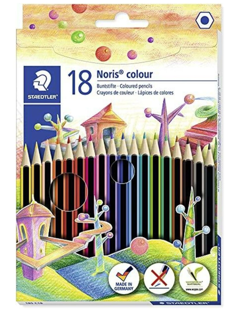 imagem de Lápis de cores Staedtler Noris Colour Wopex Conjunto Multicolor (5 Unidades)2