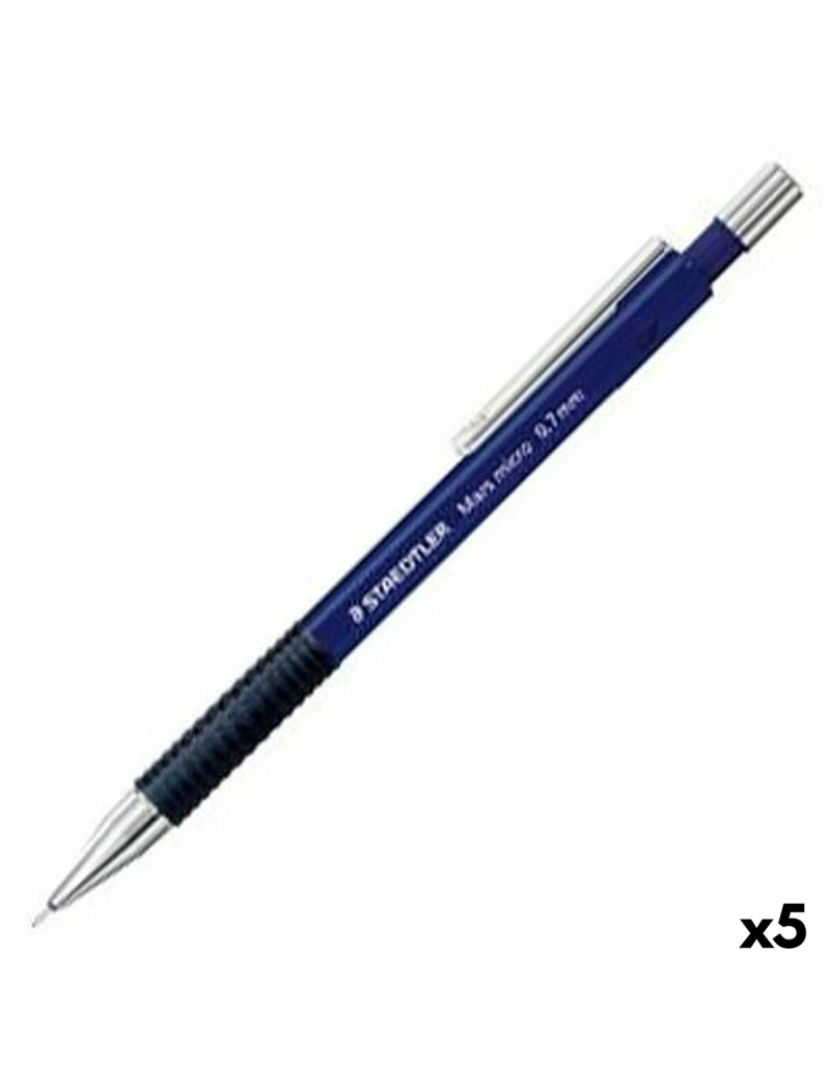 Staedtler - Porta-minas Staedtler Mars Micro Azul 0,7 mm (5 Unidades)