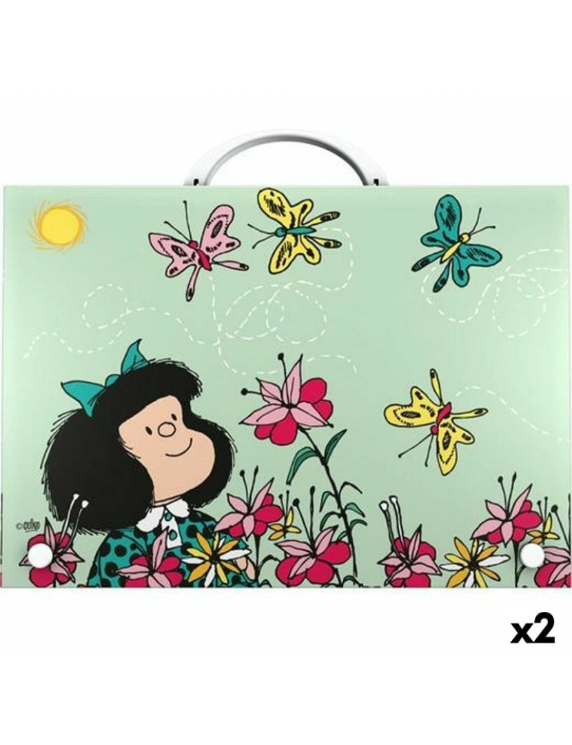 Grafoplas - Portadocumentos Grafoplas Mafalda Spring Multicolor A4 (2 Unidades)