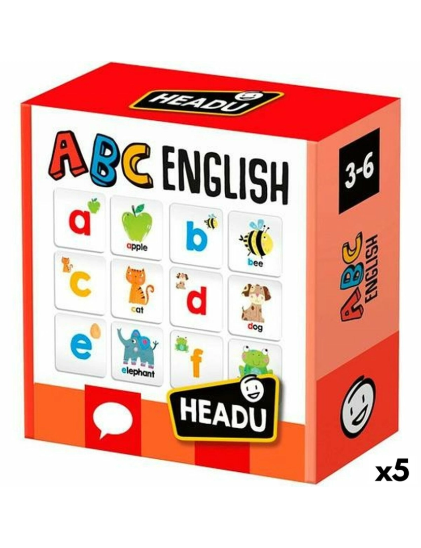 Headu - Jogo Educação Infantil HEADU ABC English (5 Unidades)