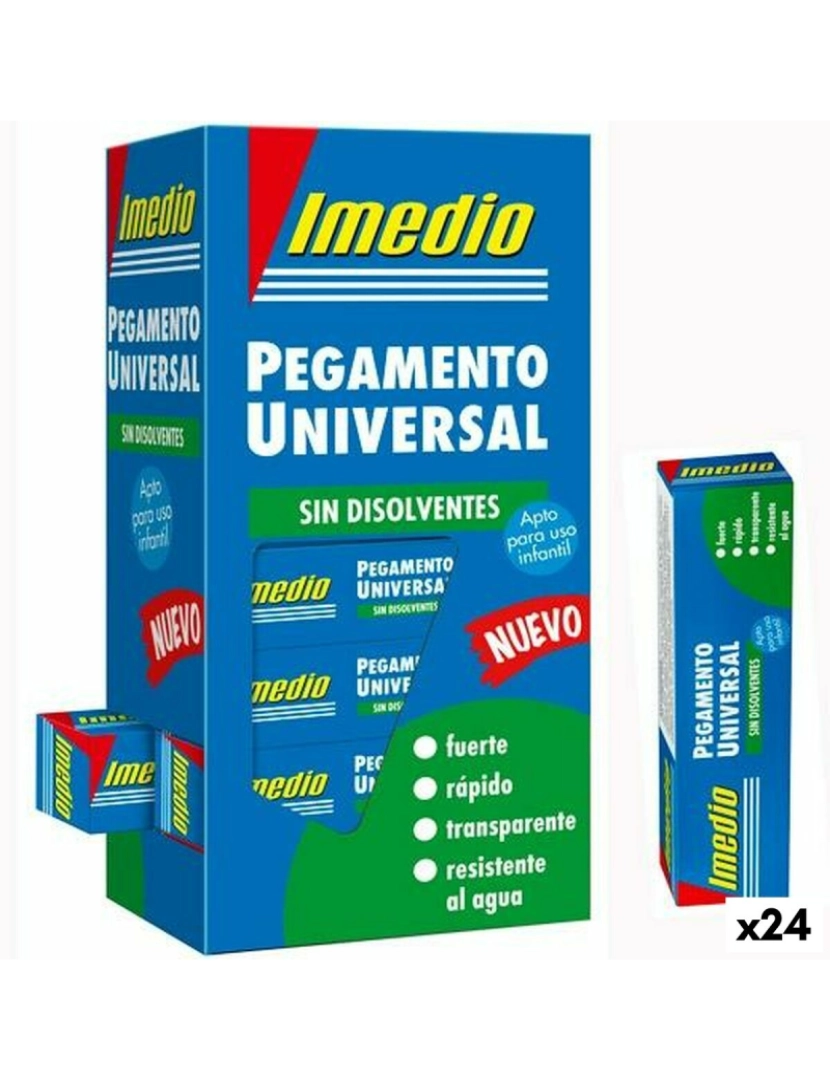 Imedio - Cola Imedio Transparente 35 ml (24 Unidades)