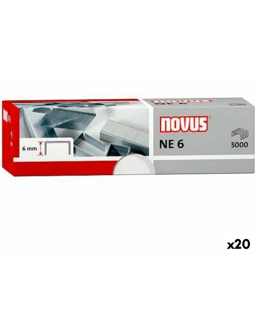 imagem de Grampos Novus NE 6 Electric 5000 Peças (20 Unidades)1