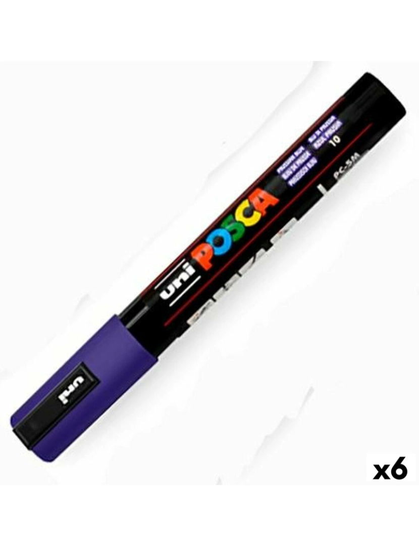 Posca - Marcador POSCA PC-5M Azul elétrico (6 Unidades)