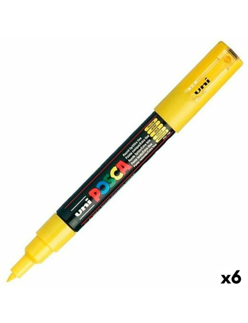 imagem de Marcador POSCA PC-1M Amarelo (6 Unidades)1