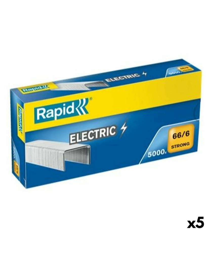 Rapid - Grampos Rapid Strong Electric 66/6 (5 Unidades)