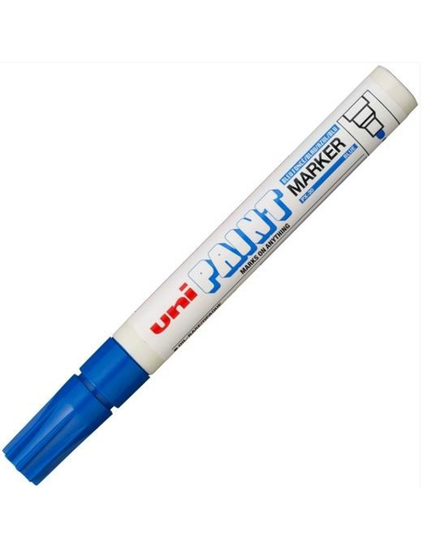 imagem de Rotulador permanente Uni-Ball PX-20 Azul (12 Unidades)2