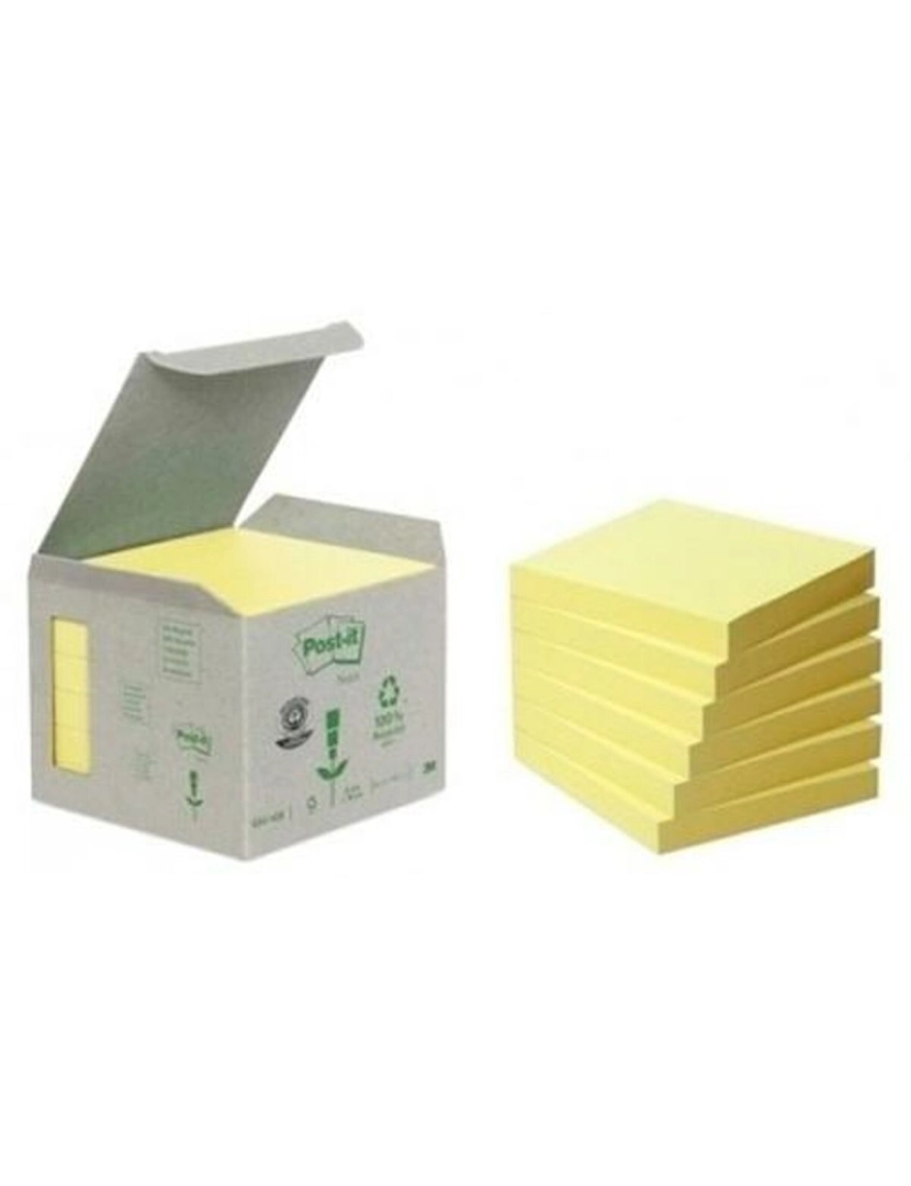 imagem de Conjunto de Notas Adesivas Post-it Amarelo 6 Peças 76 x 76 mm (4 Unidades)2