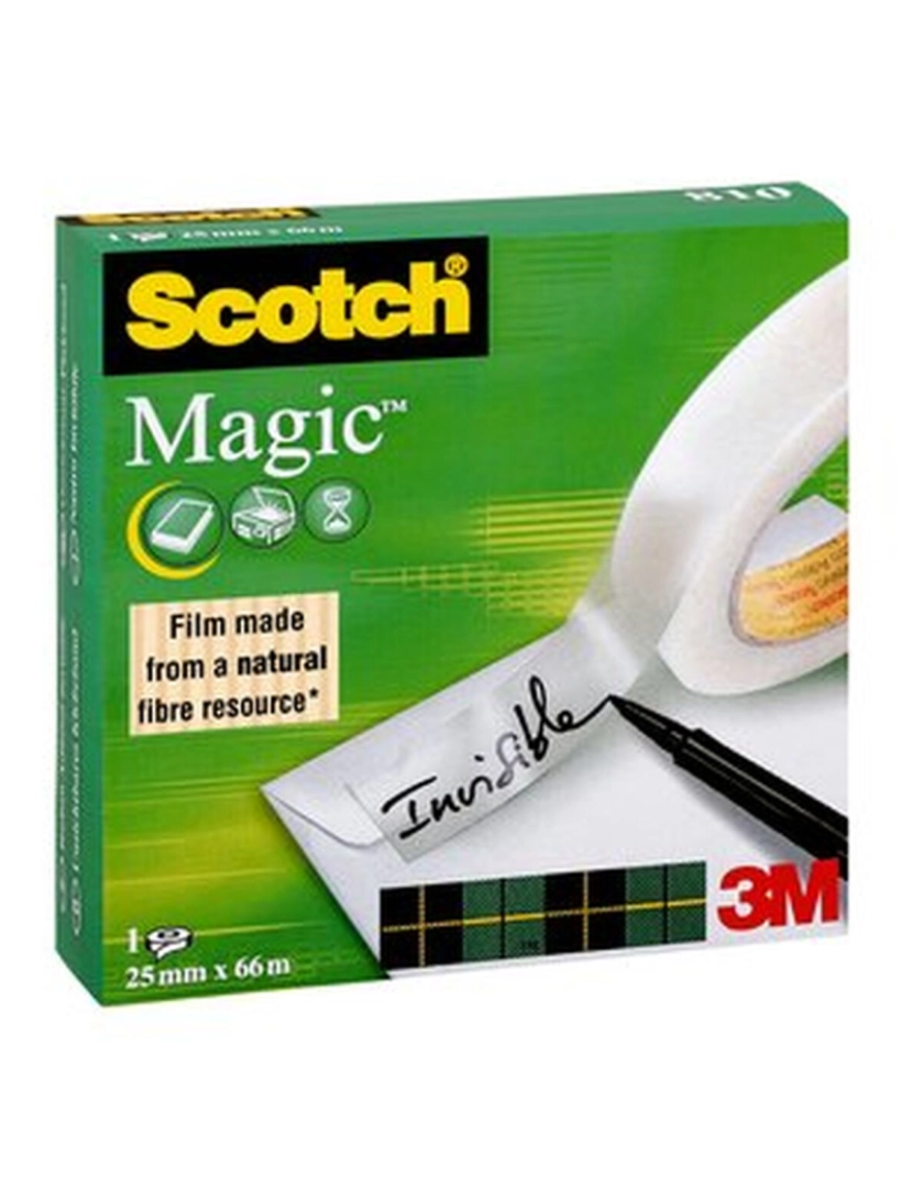 imagem de Fita Adesiva Scotch Magic 810 Transparente 25 mm x 66 m (9 Unidades)2