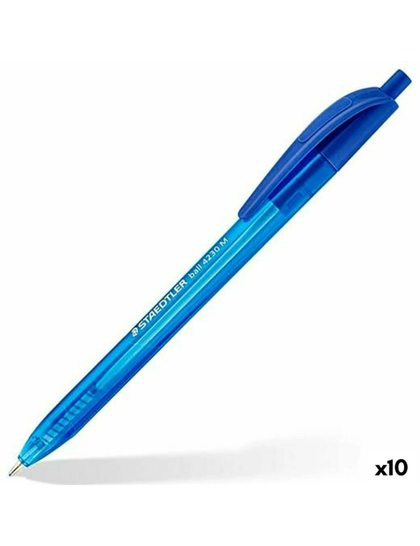 Staedtler - Caneta Staedtler BALL 4230 Azul 1 mm (10 Unidades)