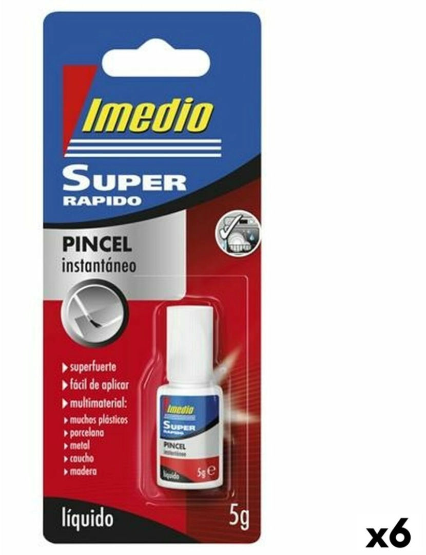Imedio - Cola Instantânea Imedio Super 5 g (6 Unidades)