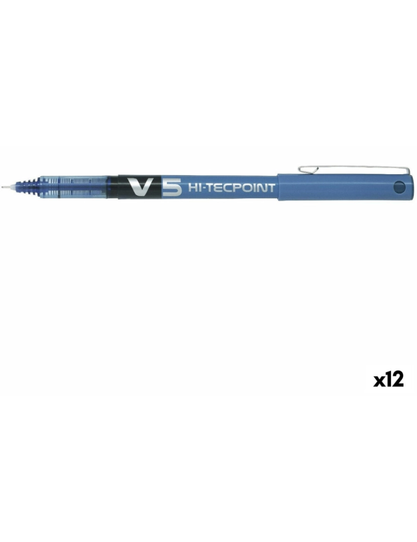 imagem de Esferográfica de tinta líquida Pilot V-5 Azul 0,3 mm (12 Unidades)1