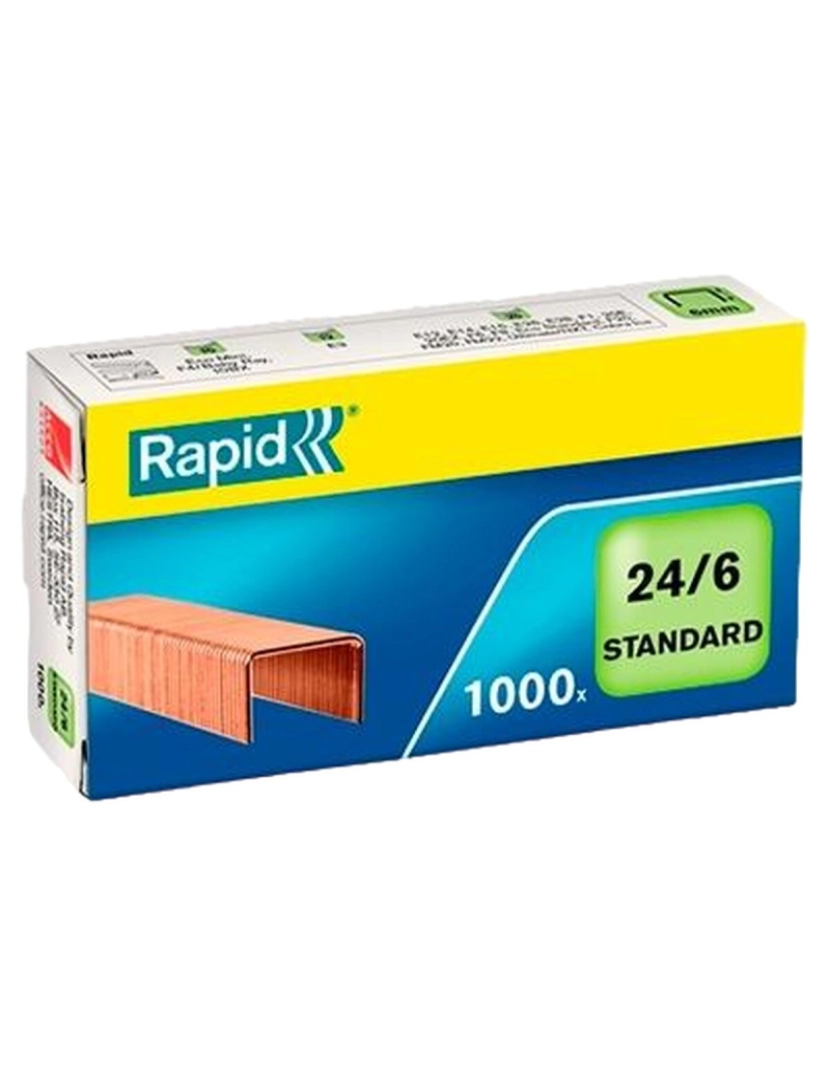 imagem de Grampos Rapid Standard 24/6 6 mm (20 Unidades)2