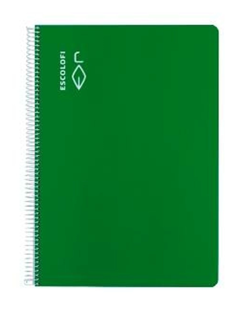 imagem de Caderno ESCOLOFI Verde A4 Din A4 40 Folhas (5 Unidades)2