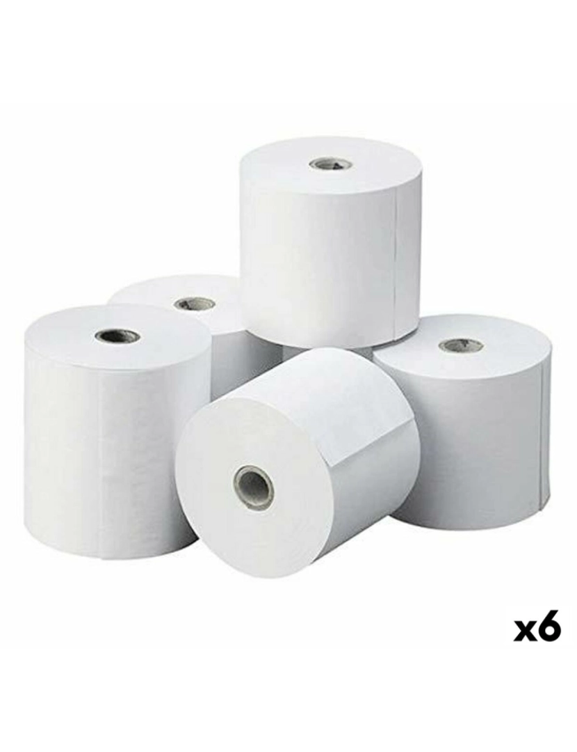 imagem de Rolo Papel Térmico RUIFERPA TK9071  80 x 80 x 12 mm 48 Unidades Branco1