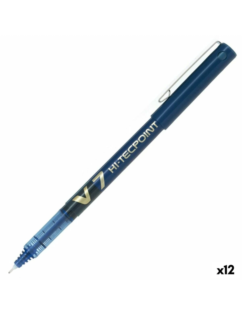 imagem de Esferográfica de tinta líquida Pilot V-7 Hi-Tecpoint Azul 0,5 mm (12 Unidades)1