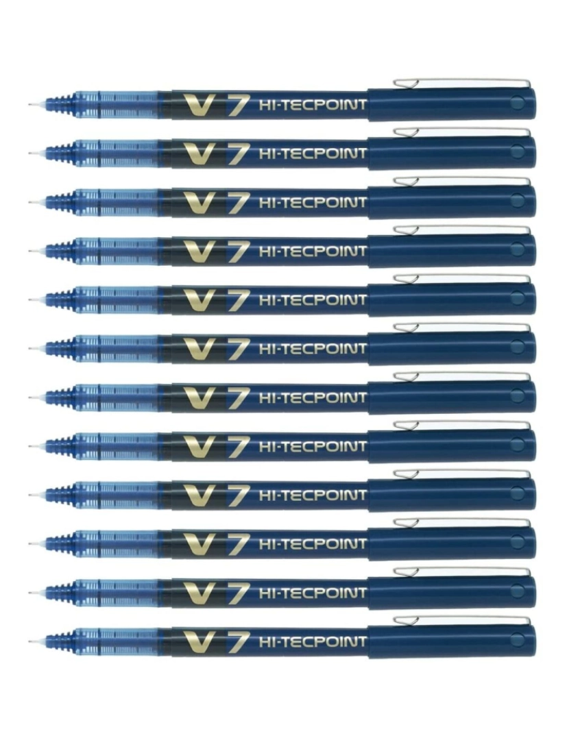 imagem de Esferográfica de tinta líquida Pilot V-7 Hi-Tecpoint Azul 0,5 mm (12 Unidades)3