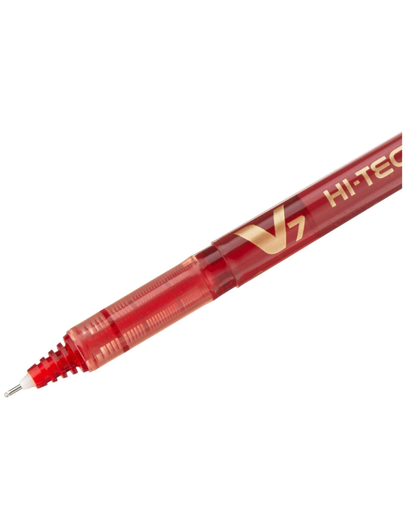 imagem de Esferográfica de tinta líquida Pilot V7 Hi-Tecpoint Vermelho 0,5 mm (12 Unidades)3