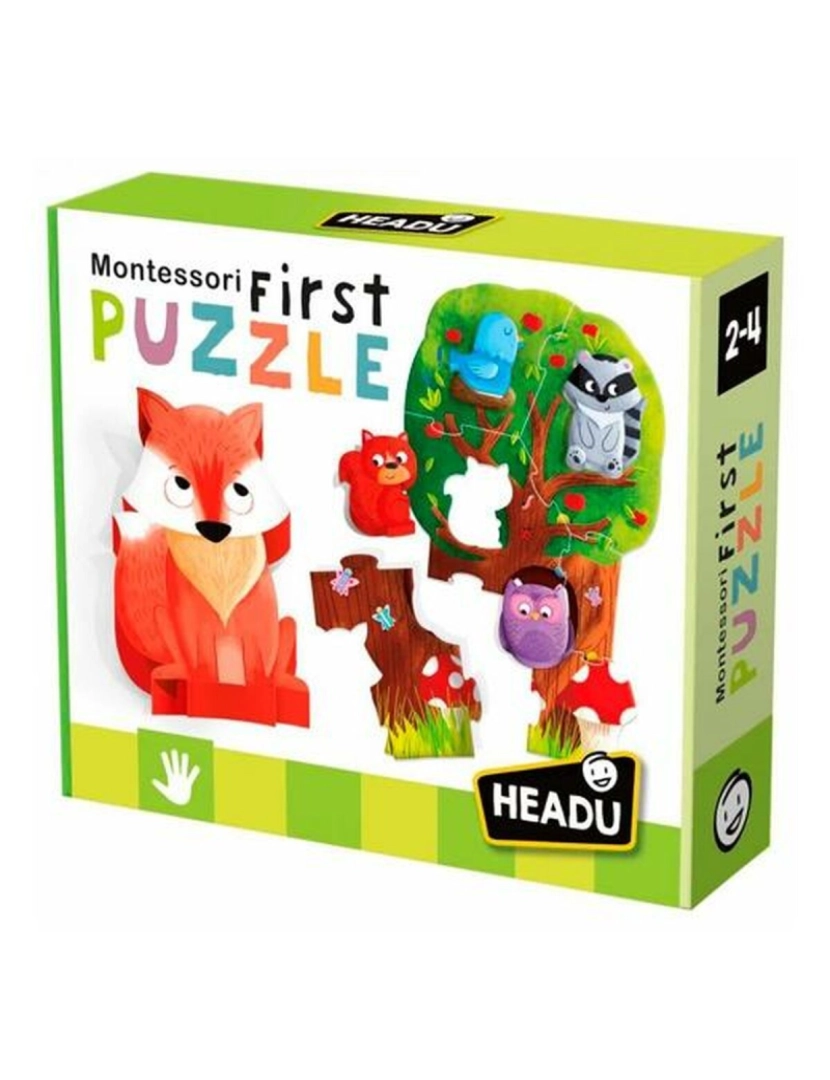 imagem de Puzzle HEADU Montessori Bosque (4 Unidades)2
