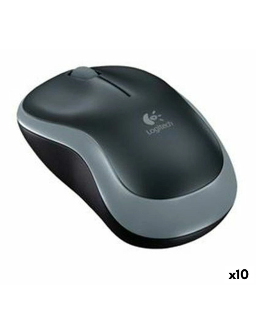 Logitech - Rato sem Fios Logitech M185 Cinzento (10 Unidades)