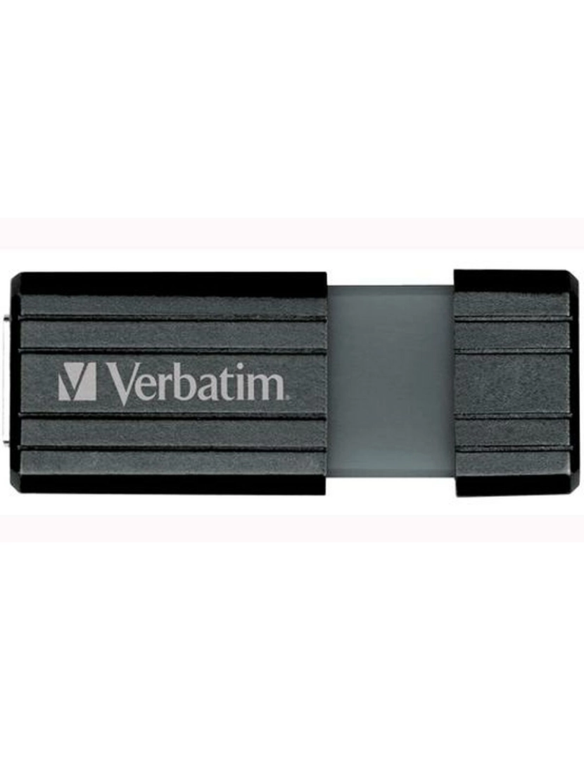 imagem de Memória USB Verbatim PinStripe Preto 32 GB2