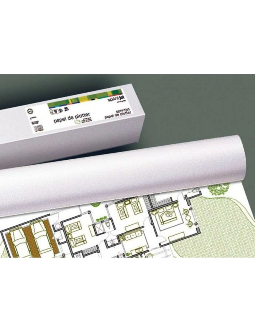 imagem de Rolo de papel para Plotter Fabrisa 50 m Branco (4 Unidades)2