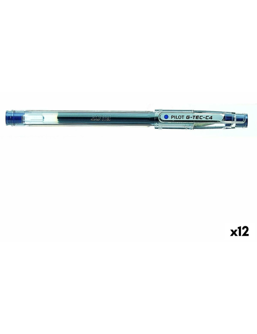 imagem de Esferográfica de gel Pilot G-TEC C4 Azul 0,2 mm (12 Unidades)1