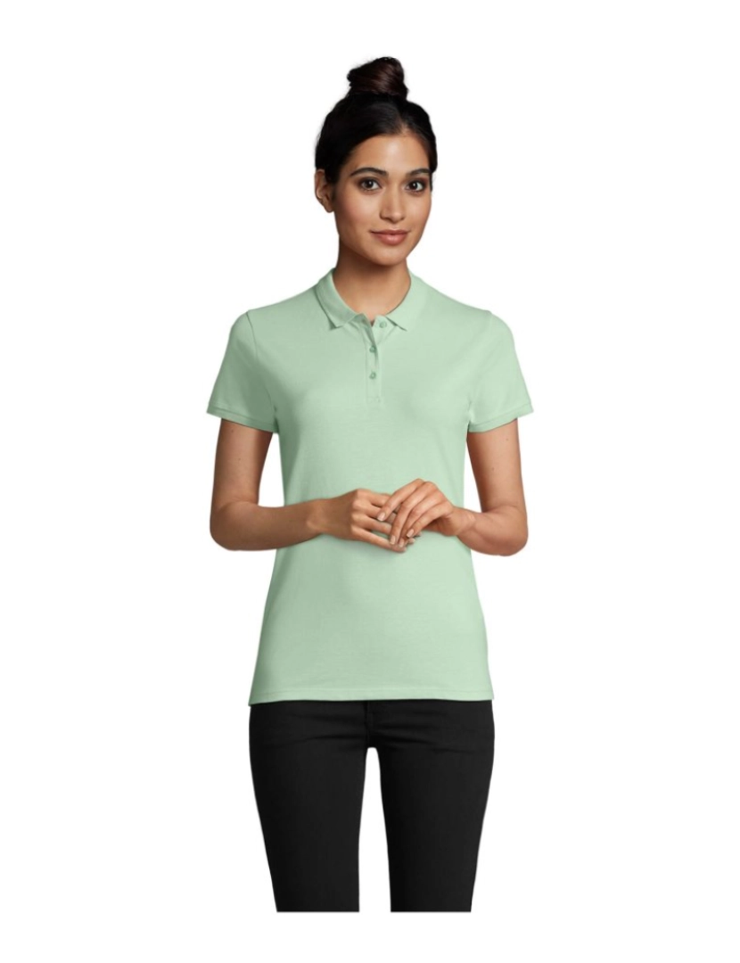 Sols - Camisa Polo de manga curta feminina - PLANET WOMEN