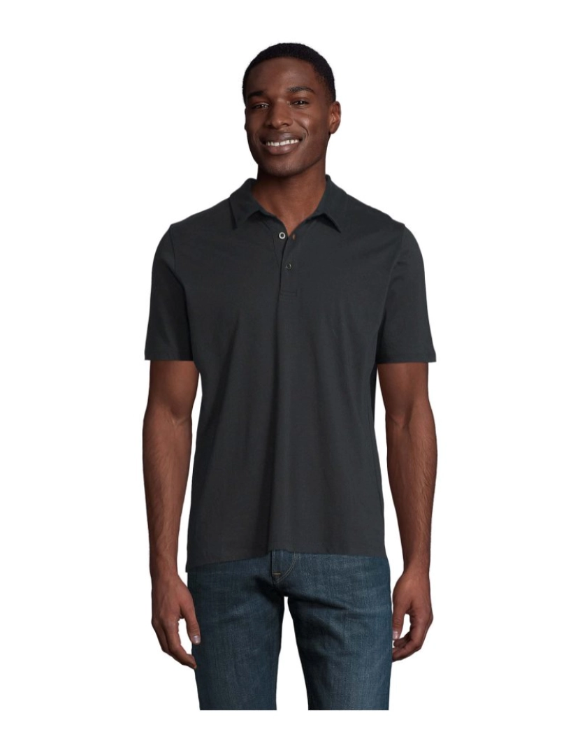 Sols - Camisa polo de malha lisa masculina - OCTAVE MEN