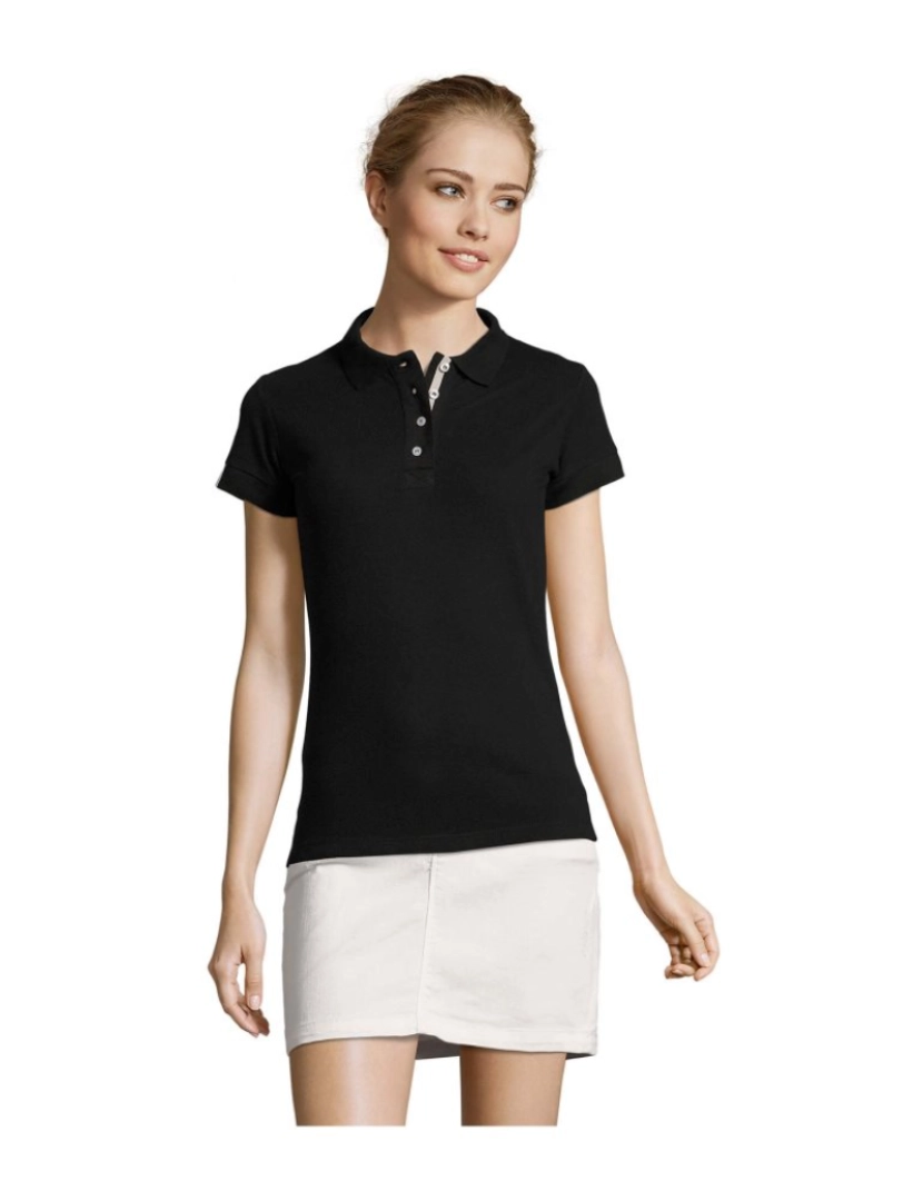 Sols - Camisa polo de manga feminina curta - PORTLAND WOMEN