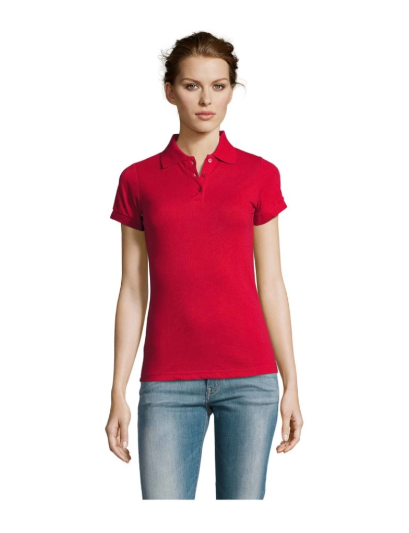 Sols - Camisa polo feminina - mangas curtas - PRIME WOMEN