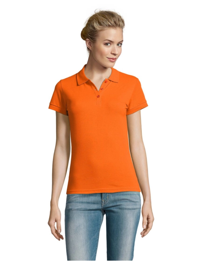 Sols - Camisa polo feminina de manga curta mulher perfeita