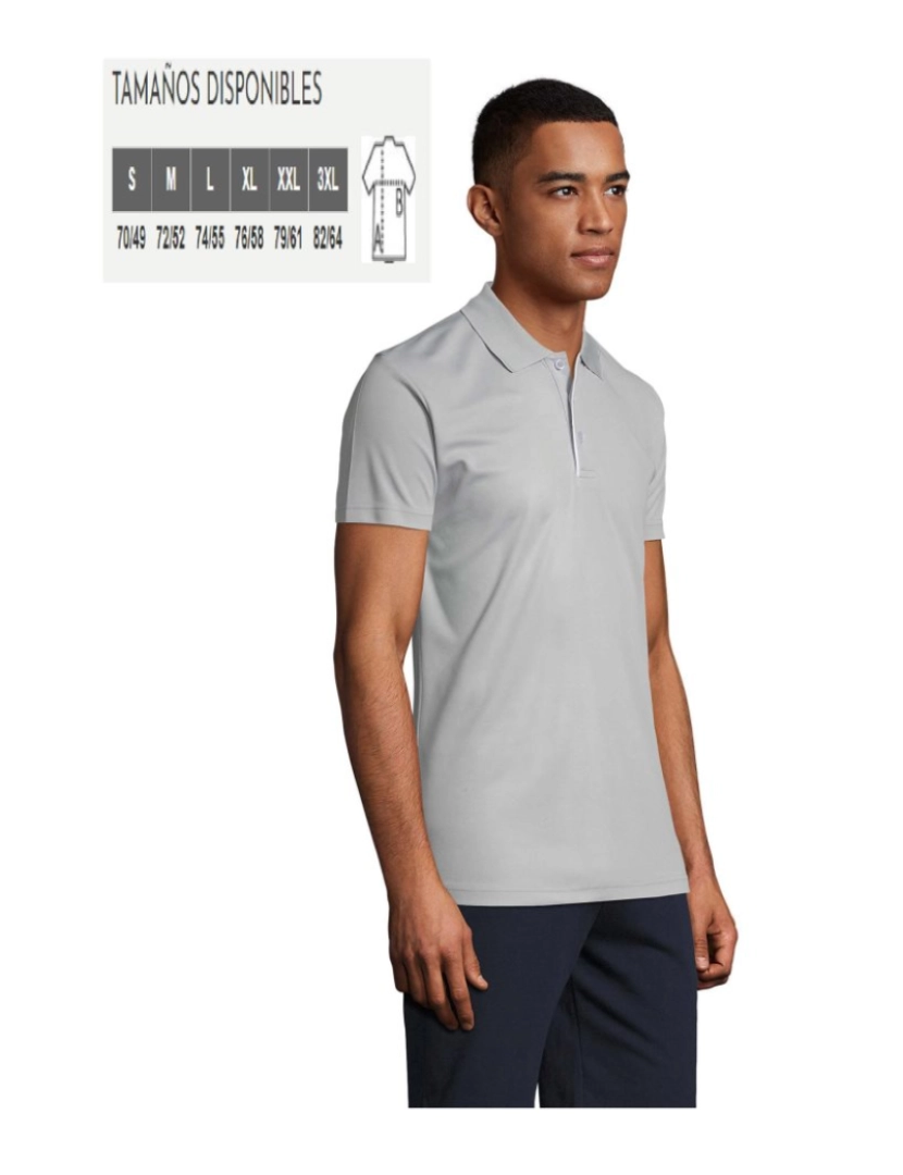 imagem de Camisa polo esportiva masculina performer3