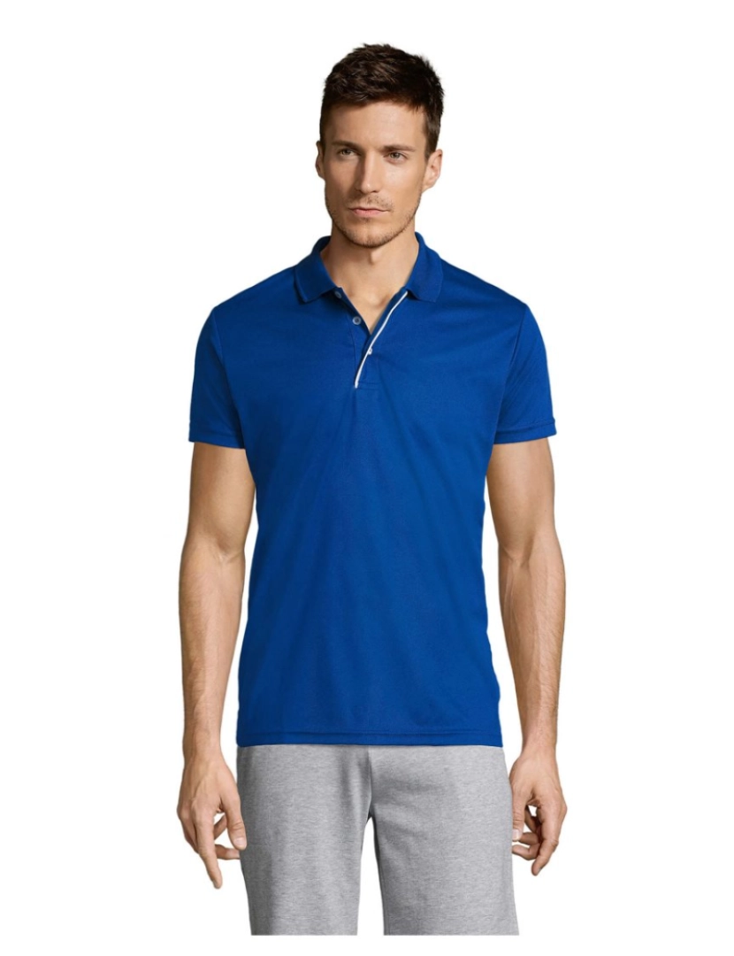 Sols - Camisa polo esportiva masculina performer