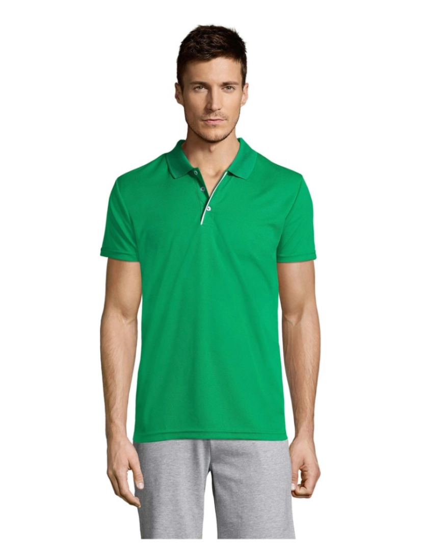 Sols - Camisa polo esportiva masculina performer