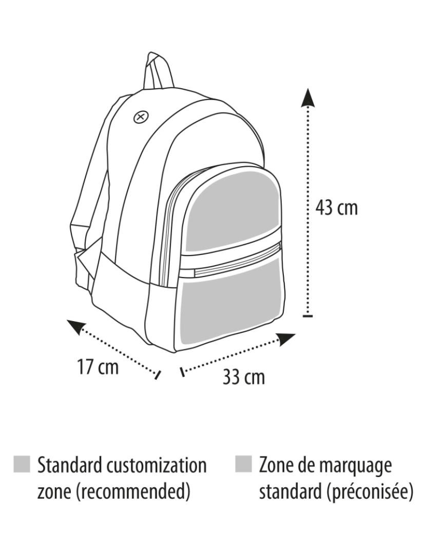 imagem de EXPRESS Grande compartimento central com duplo controle deslizante  3 bolsos2