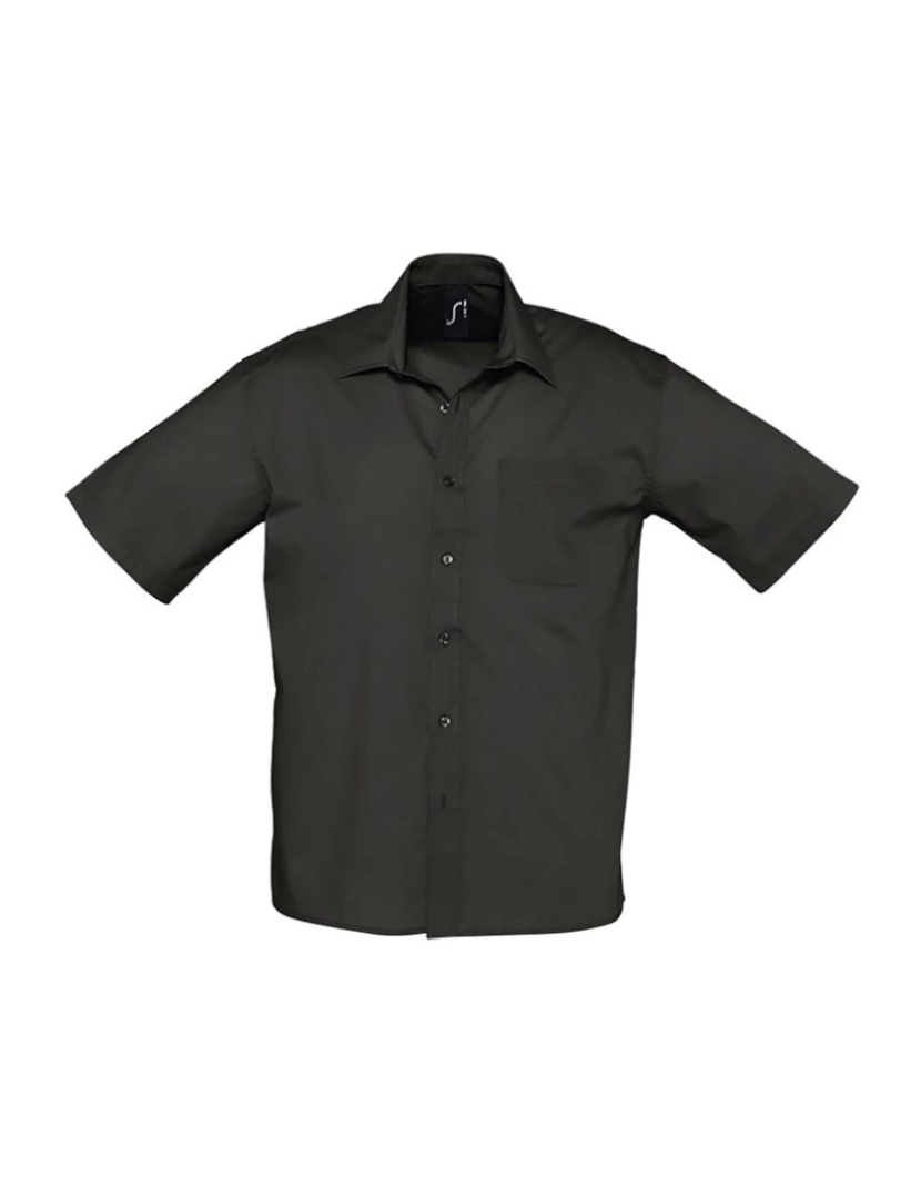 Sols - Poplin Camisa de manga curta masculina  BRISTOL