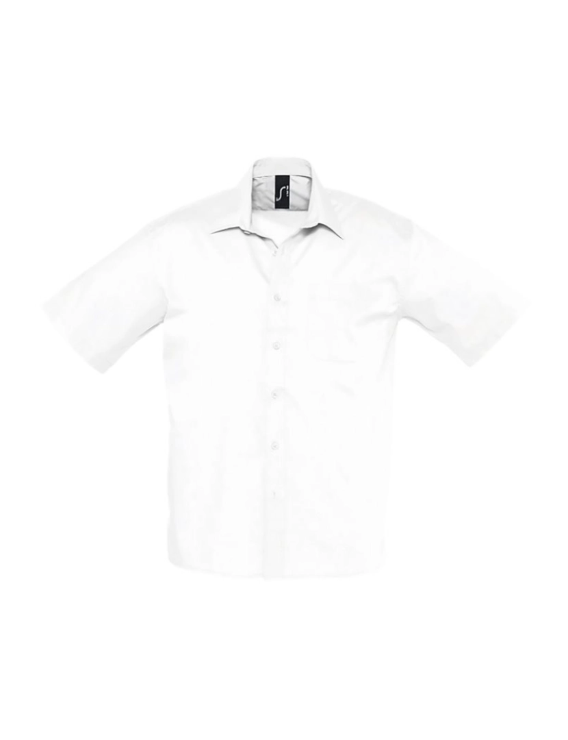 Sols - Poplin Camisa de manga curta masculina  BRISTOL