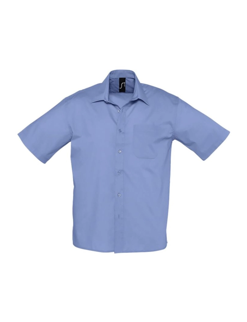 Sols - Poplin Camisa de manga curta masculina  BRISTOL